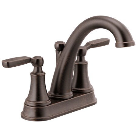 Delta 3-hole 4" installation Hole Centerset Lavatory Faucet, Venetian Bronze 2532LF-RBMPU